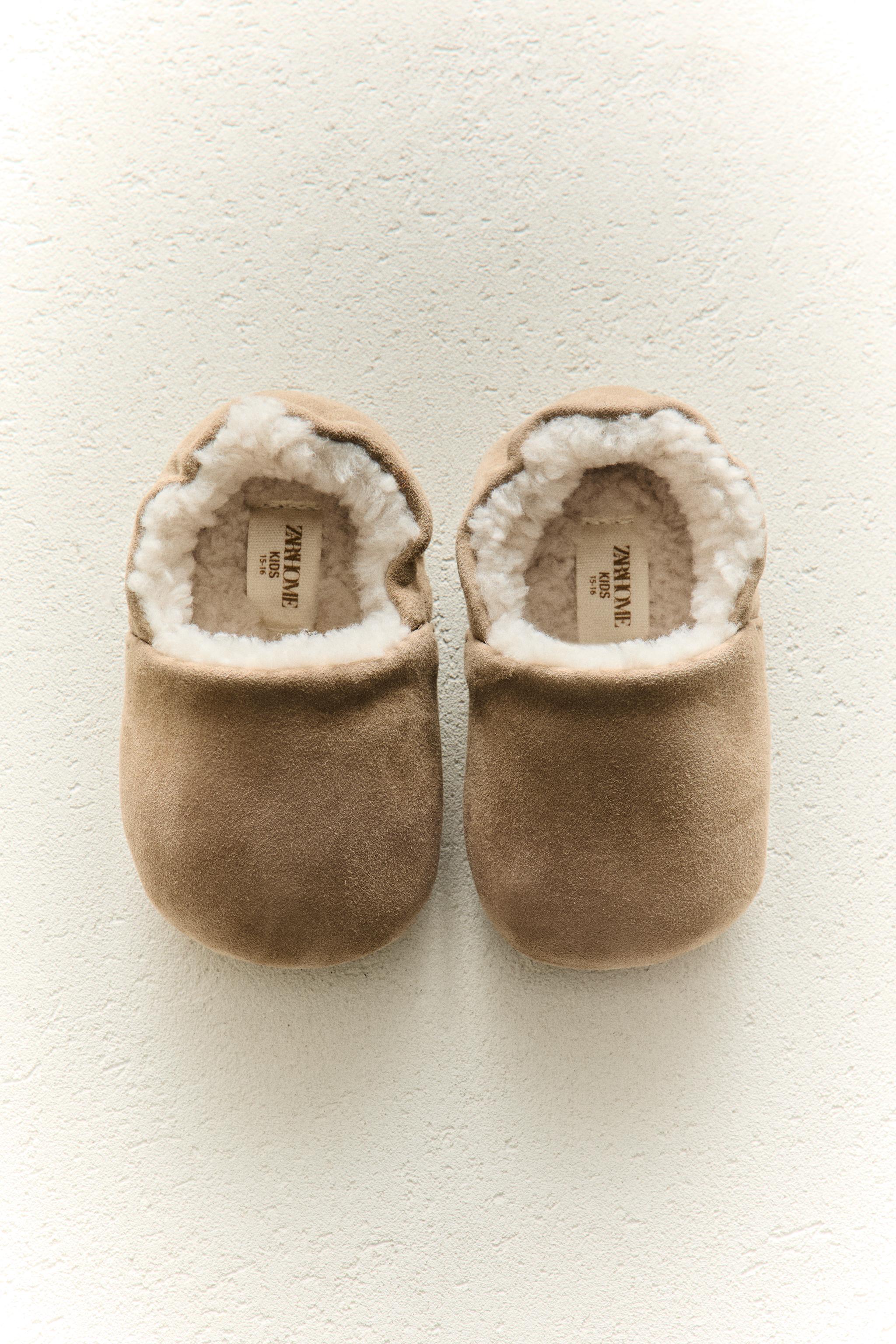 WARM LEATHER BALLERINA BOOTIES